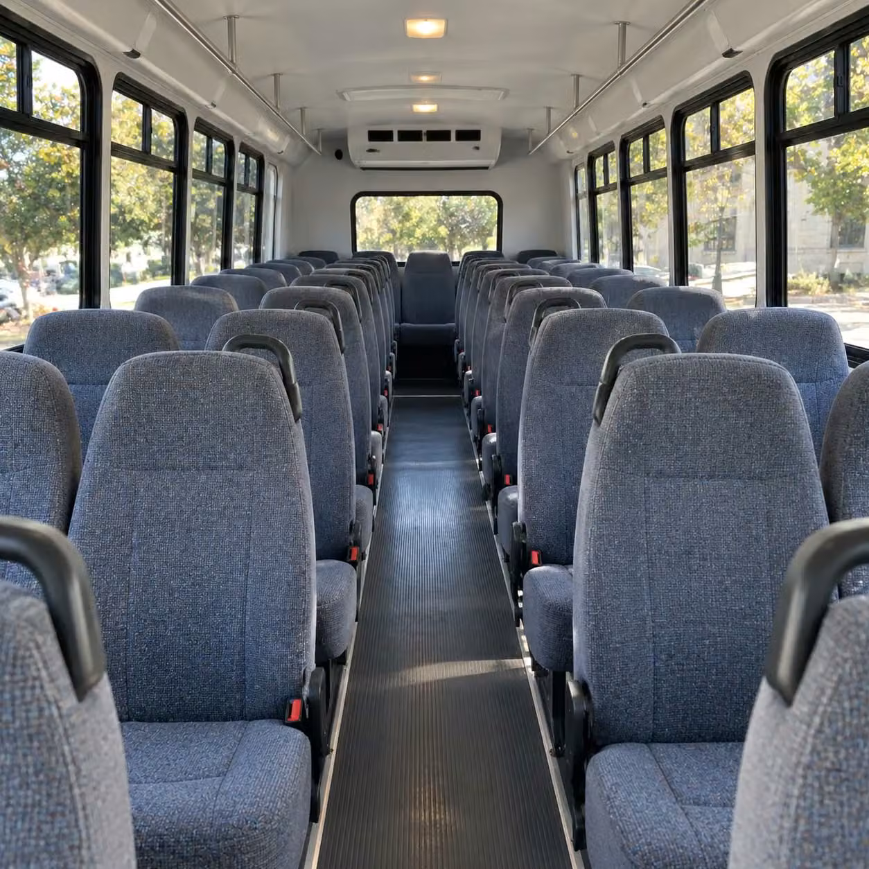 25 passenger minibus inside