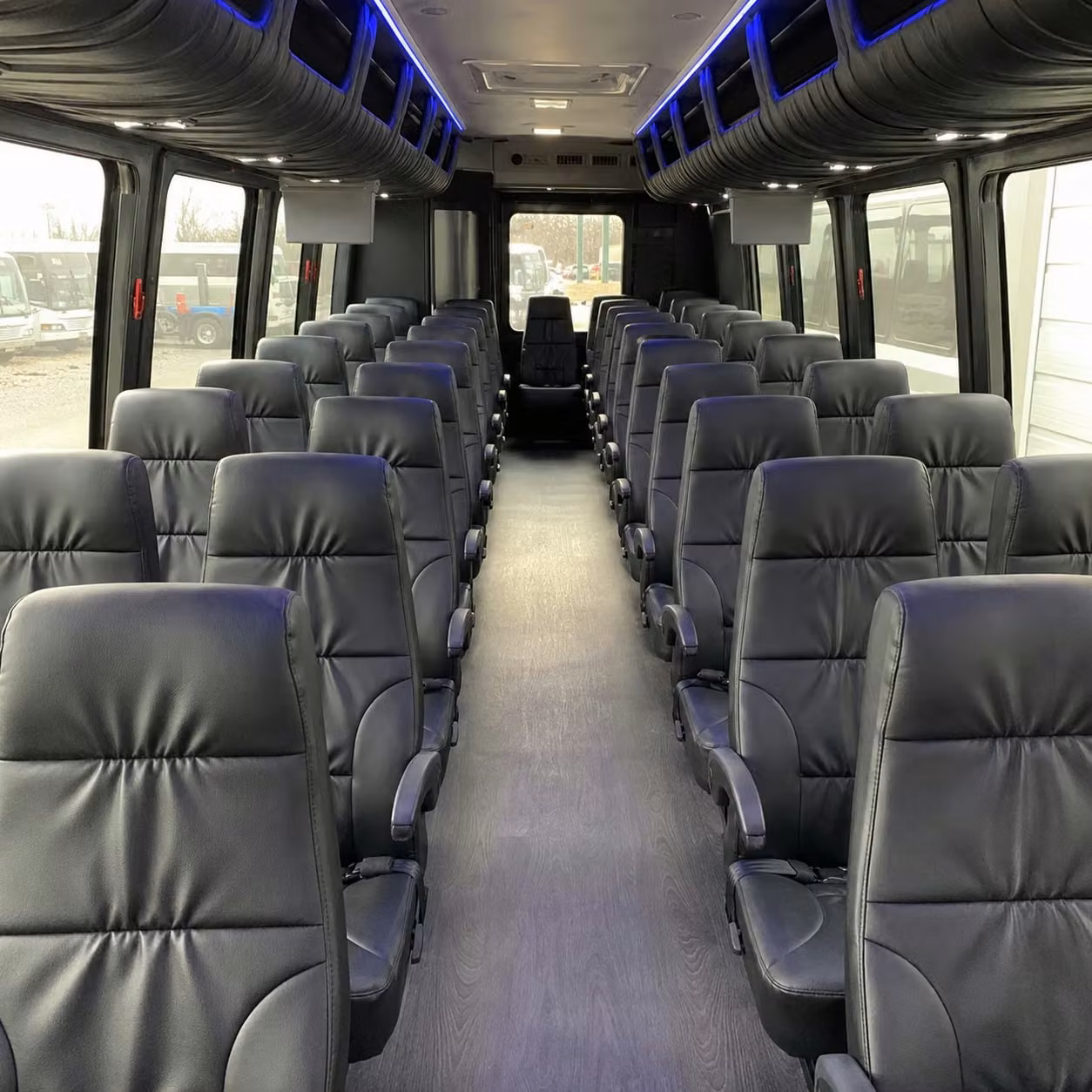 30 passenger minibus inside