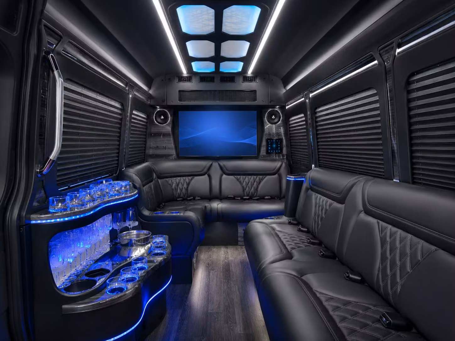 no surge pricing no splitting the group just private west palm beach concert bus rentals